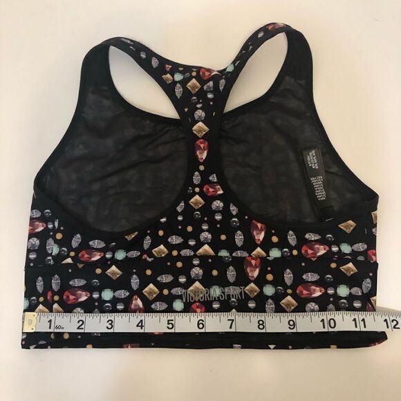 Victoria’s Secret Sports bra black jewel NWOT -S - Picture 8 of 9